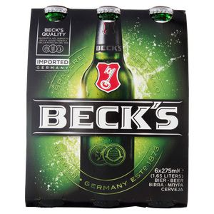 Birra Beck's Bottiglia 6 X 27,5 Cl