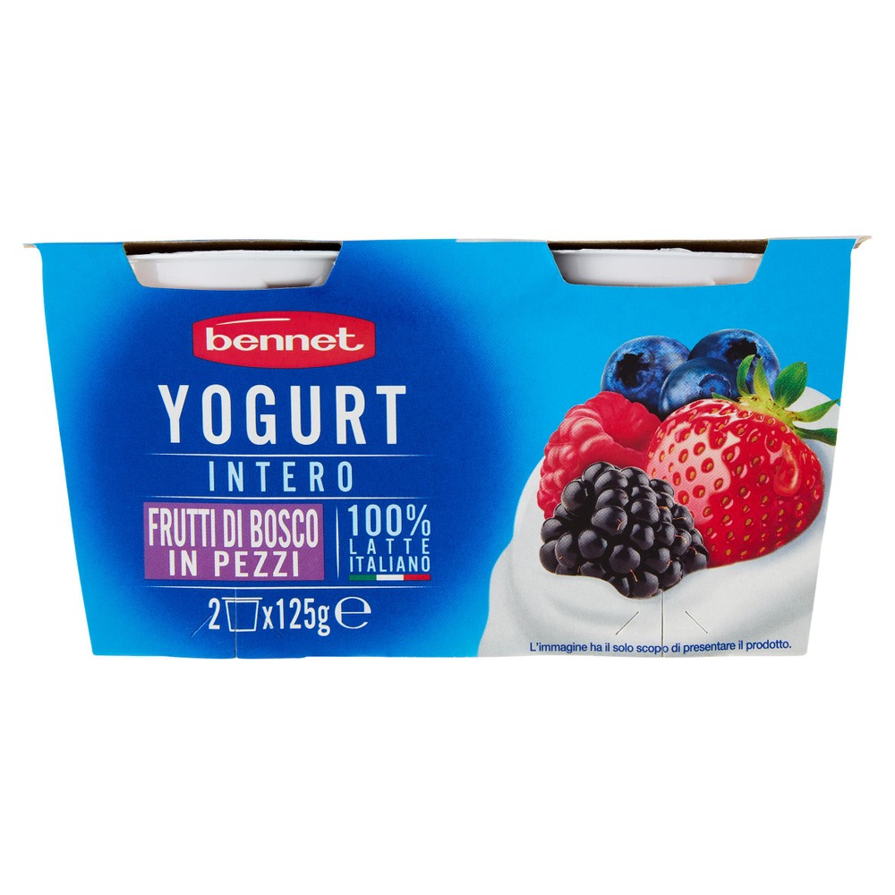 2 Yogurt Ai Frutti Di Bosco Bennet - Foto 1