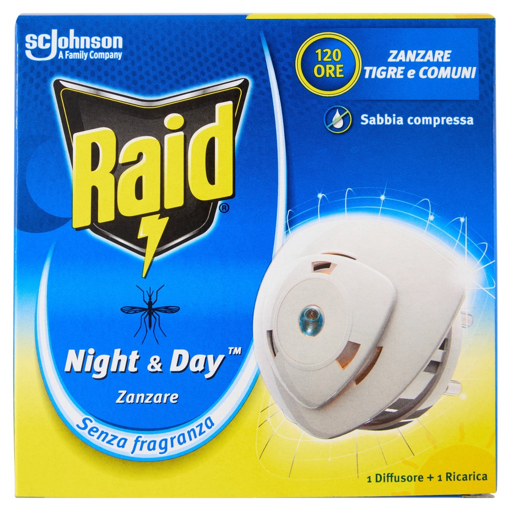 Diffusore Elettrico Night&Day Base+ricarica Raid - Foto 1