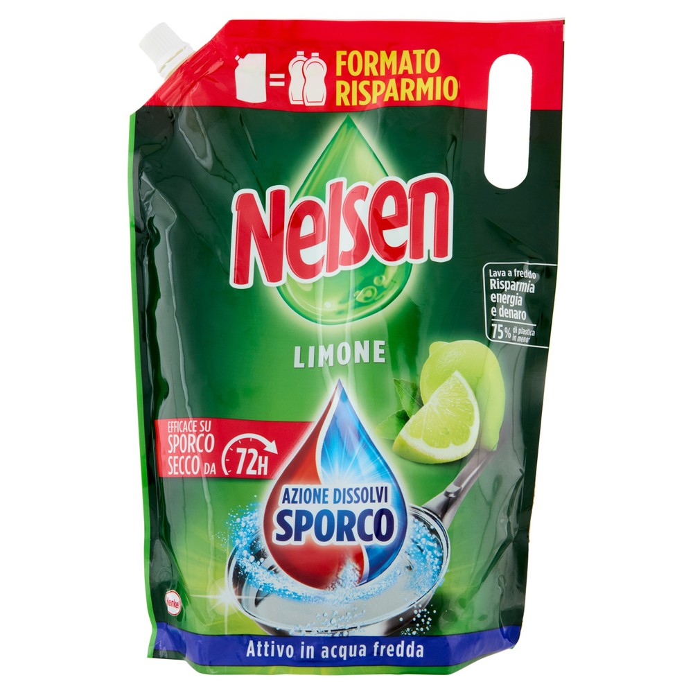 Detergente Per Piatti Ecoricarica Limone Nelsen - Foto 1
