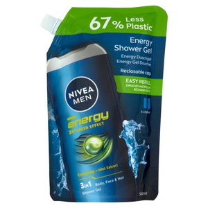 Ricarica Nivea Men Energy Shower Gel Easy Refill - Foto 1