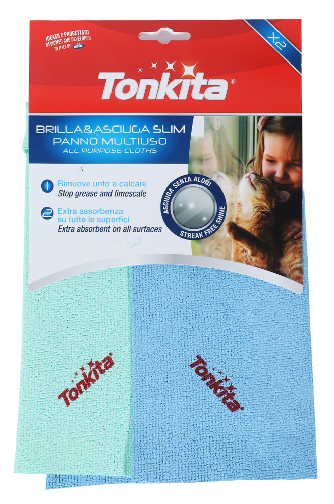2 Panni Brillasciuga Slim-Tonkita - Foto 1