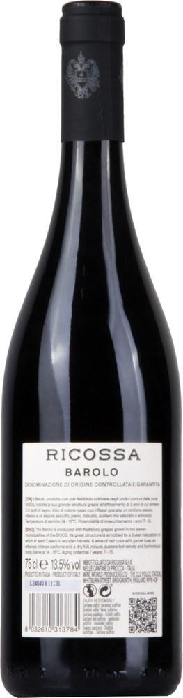 Vino Rosso Barolo Docg Ricossa - Foto 2