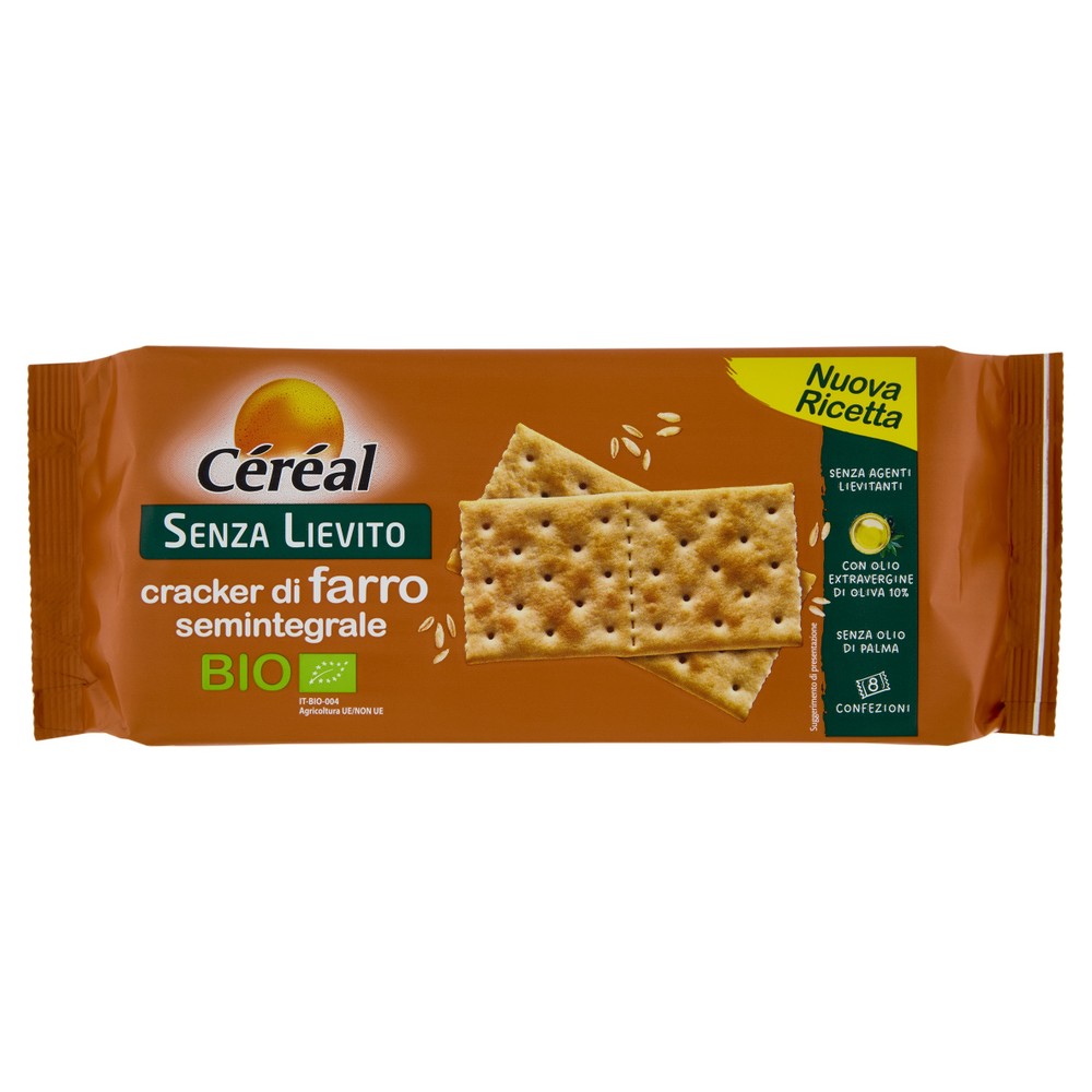 Cracker Di Farro Semintegrale Senza Lievito Cereal - Foto 1