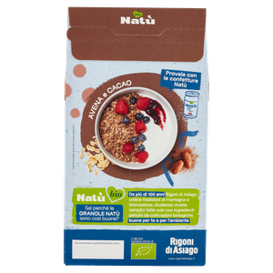 Granola Natù Avena E Cacao Bio Senza Zuccheri Rigoni Di Asiago - Foto 3