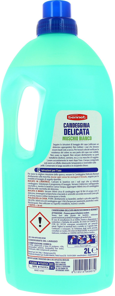 Candeggina Delicata Muschio Bianco Bennet - Foto 3