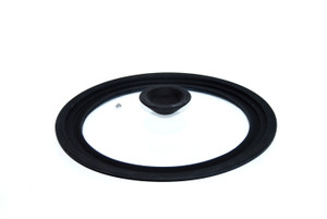 Coperchio In Vetro Con Bordo In Silicone Cm 16-18-20 Domo - Foto 1