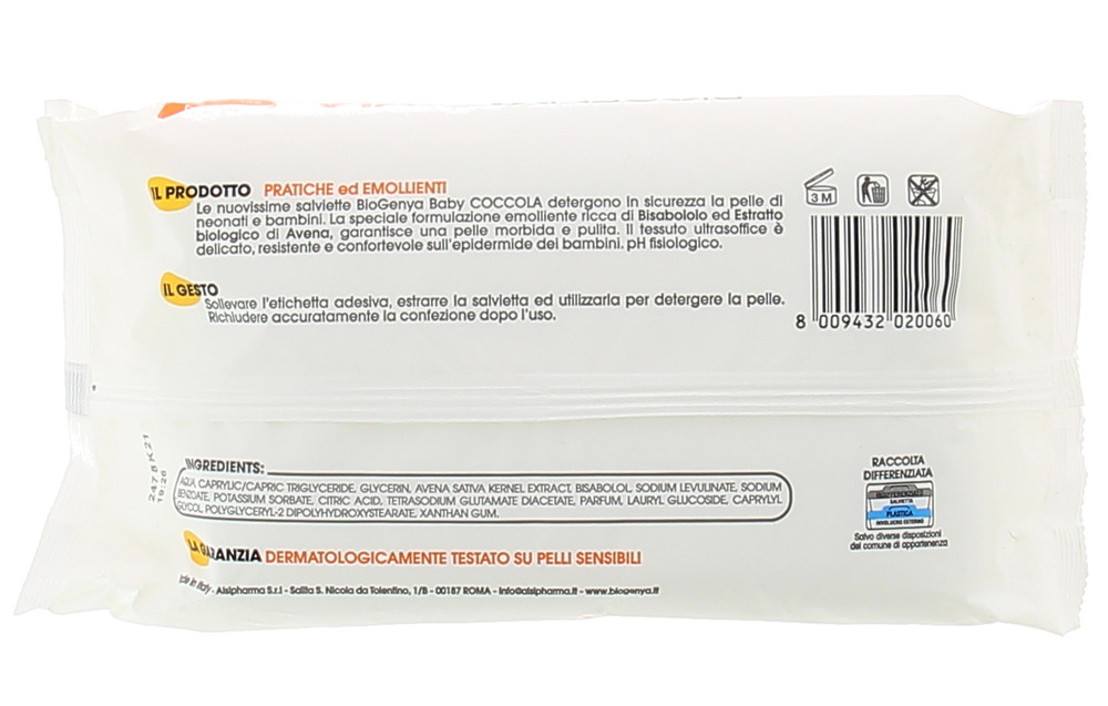Salviette Baby Coccola Biogenya - Foto 2