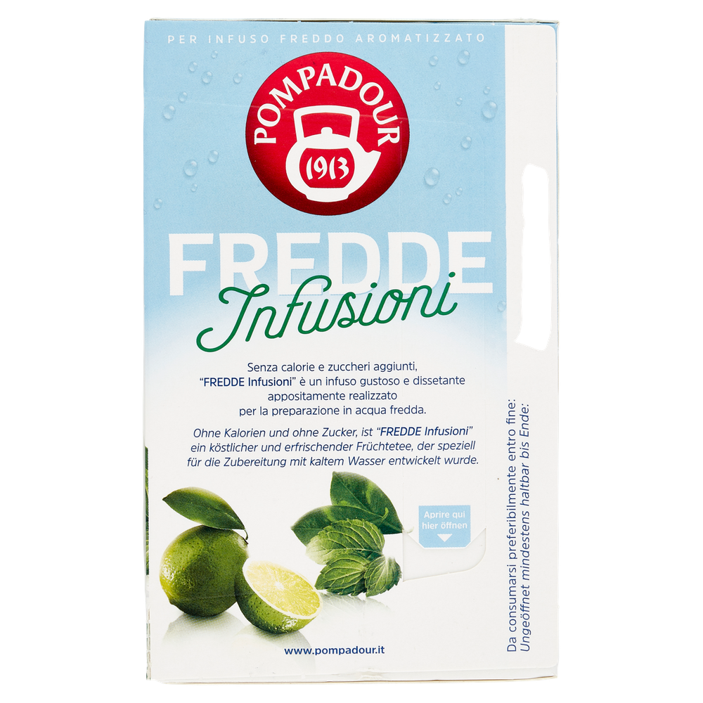 Infuso Con Lime & Menta Fredde Infusioni Pompadour - Foto 3