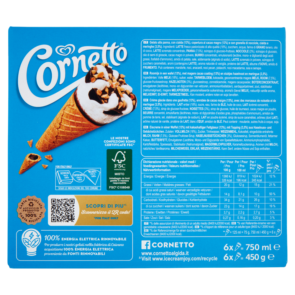 6 Gelato Cornetto Classico Algida - Foto 3