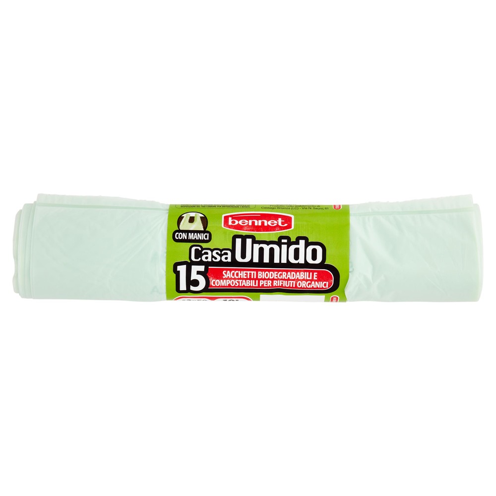 15 Sacchi Per Umido Biodegradabile Lt.10 Bennet - Foto 1
