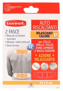 Fasce Autoriscaldanti Monouso Per Dolori Collo Spalla Polso 29x9 Bennet - Foto 1