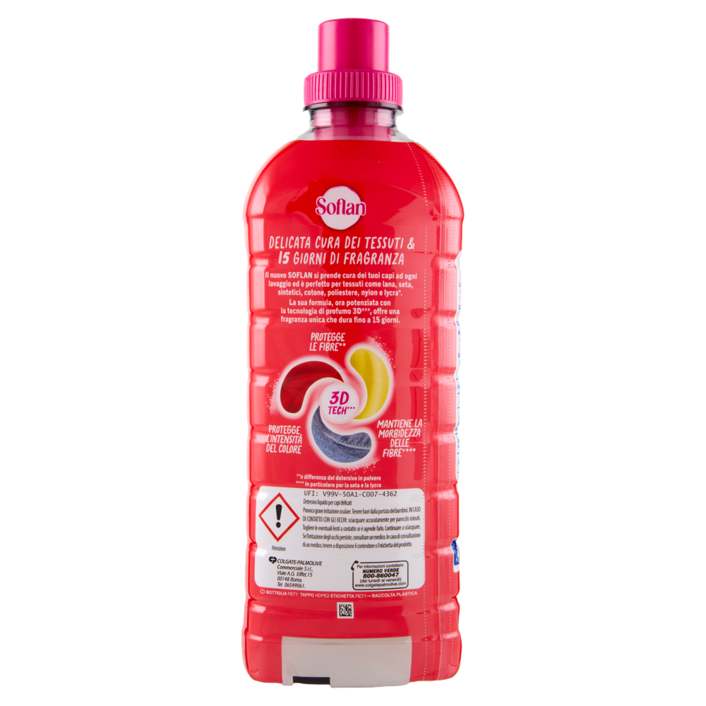 Detersivo Liquido Per Capi Colorati 22 Lavaggi Soflan - Foto 3