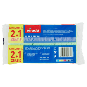 2 Spugne Abrasive Ultrafresh Vileda + 1 Omaggio - Foto 3