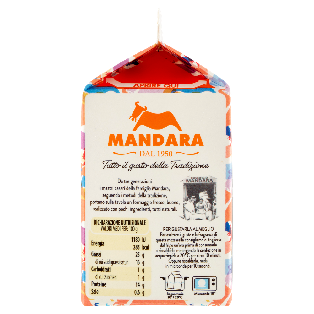 Mozzarella Di Latte Di Bufala Mandara