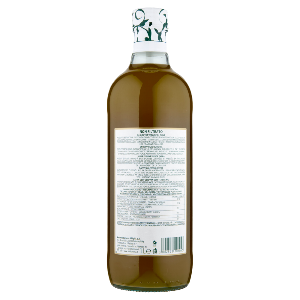Olio Extra Vergine Di Oliva 100% Italiano Non Filtrato Barbera - Foto 3
