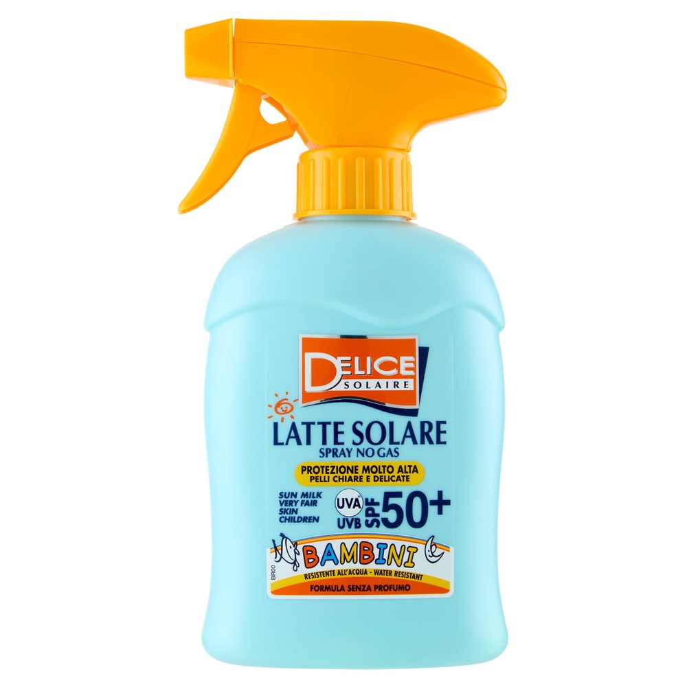 Latte Solare Spray Protezione Molto Alta Bambini Spf50 + Trigger Delice - Foto 1