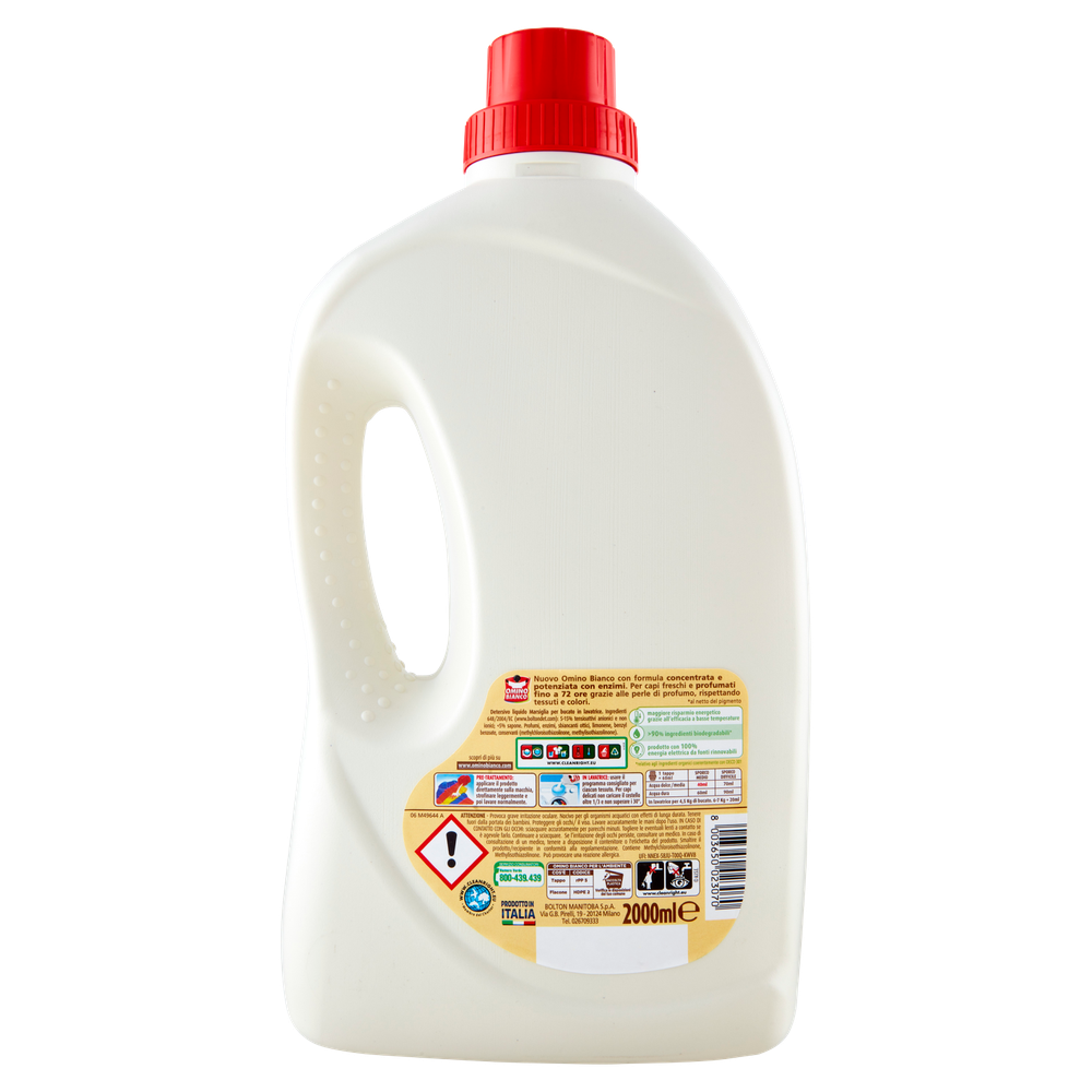 Detersivo Liquido Per Lavatrice Marsiglia Omino Bianco 50 Lavaggi - Foto 3
