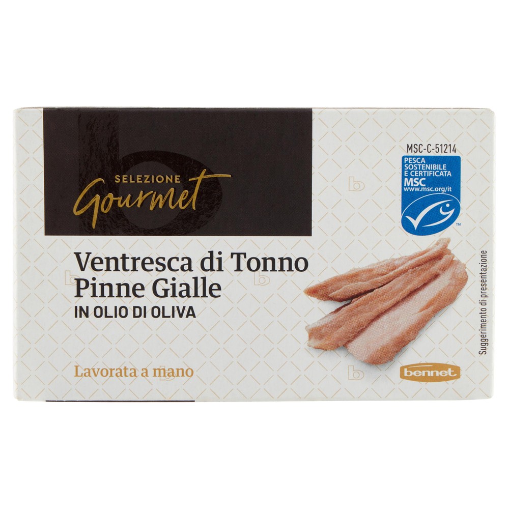 Ventresca Tonno Pinne Gialle In Olio Selezione Gourmet Bennet - Foto 1