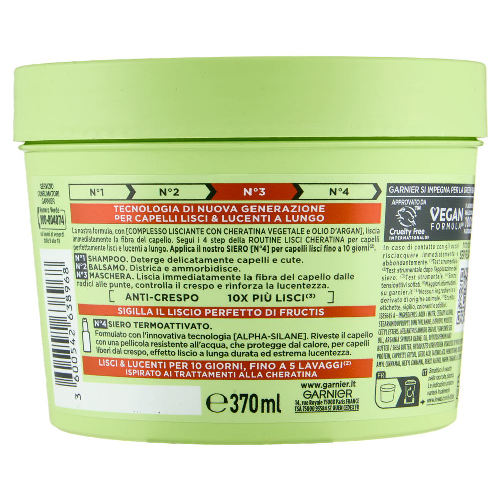 Maschera Lisci Cheratina Fructis - Foto 3
