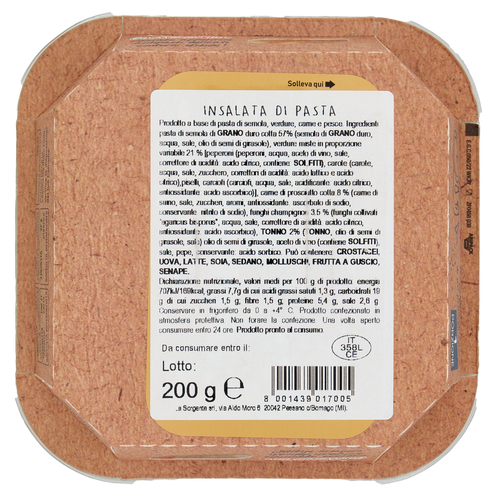 Insalata Di Pasta Con Forchettina La Sorgente - Foto 3