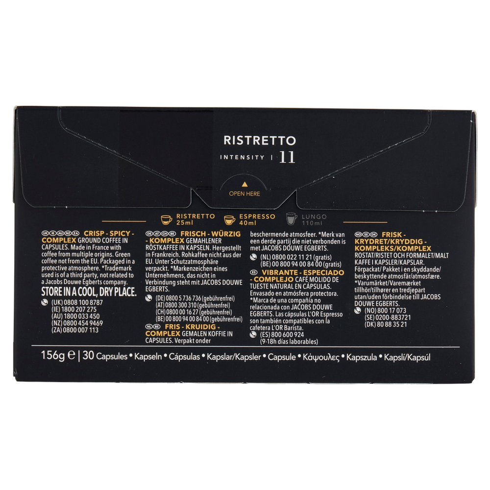 Caffè Ristretto Intenso Capsule Compatibili Con Nespresso 30pz L'or - Foto 3