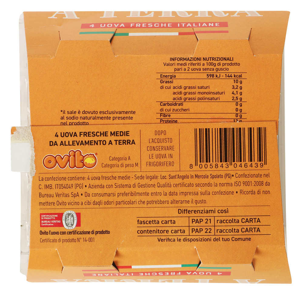 Uova Fresche A Terra Medie X4 Ovito - Foto 3
