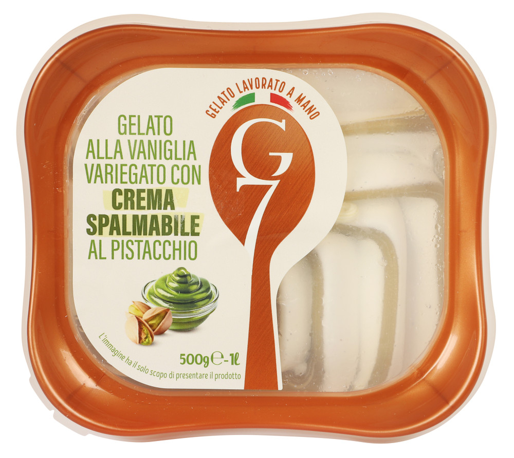 Gelato Alla Vaniglia Con Spalmabile Al Pistacchio - Foto 1