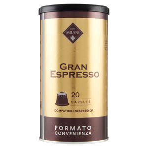 Capsule Gran Espresso Milani Compatibili Sistema Nespresso