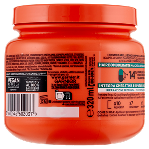 Maschera Capelli Keratine Fructis Garnier - Foto 3