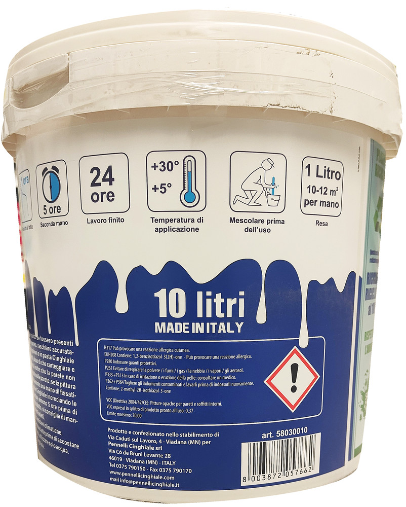 Idropittura Lavabile Pronta All'uso  Cinghiale L.10 - Foto 2