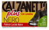 Calzanetto Plus Nero Con Lanolina
