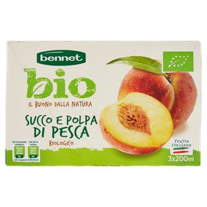 Succo E Polpa Pesca Bennet Bio Conf.Da Ml 200x3 - Foto 3