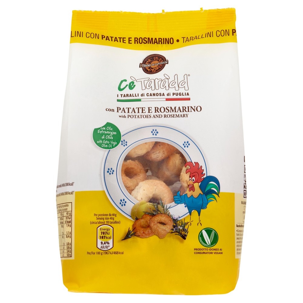 Tarallini Ce't Aradd Patate E Rosmarino - Foto 1