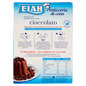 Preparato Per Crema Da Tavola Gusto Cioccolato Aromi Naturali Elah - Foto 3