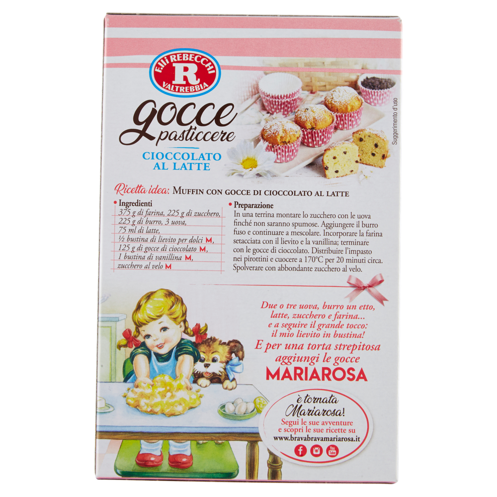 Gocce Di Cioccolato Al Latte Senza Glutine Per Decorazioni Mariarosa - Foto 3