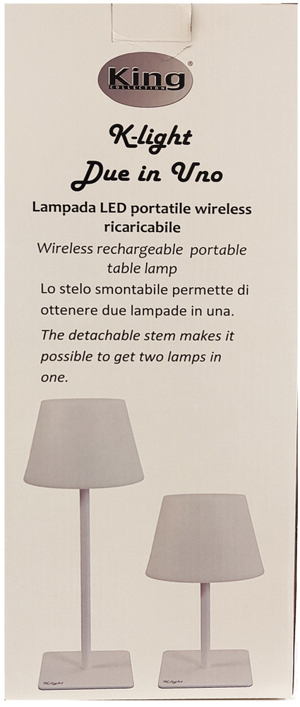 Lampada Led Da Tavolo Allungabile K-Light Base Bianca - Foto 2