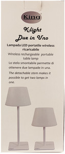 Lampada Led Da Tavolo Allungabile K-Light Base Bianca - Foto 2
