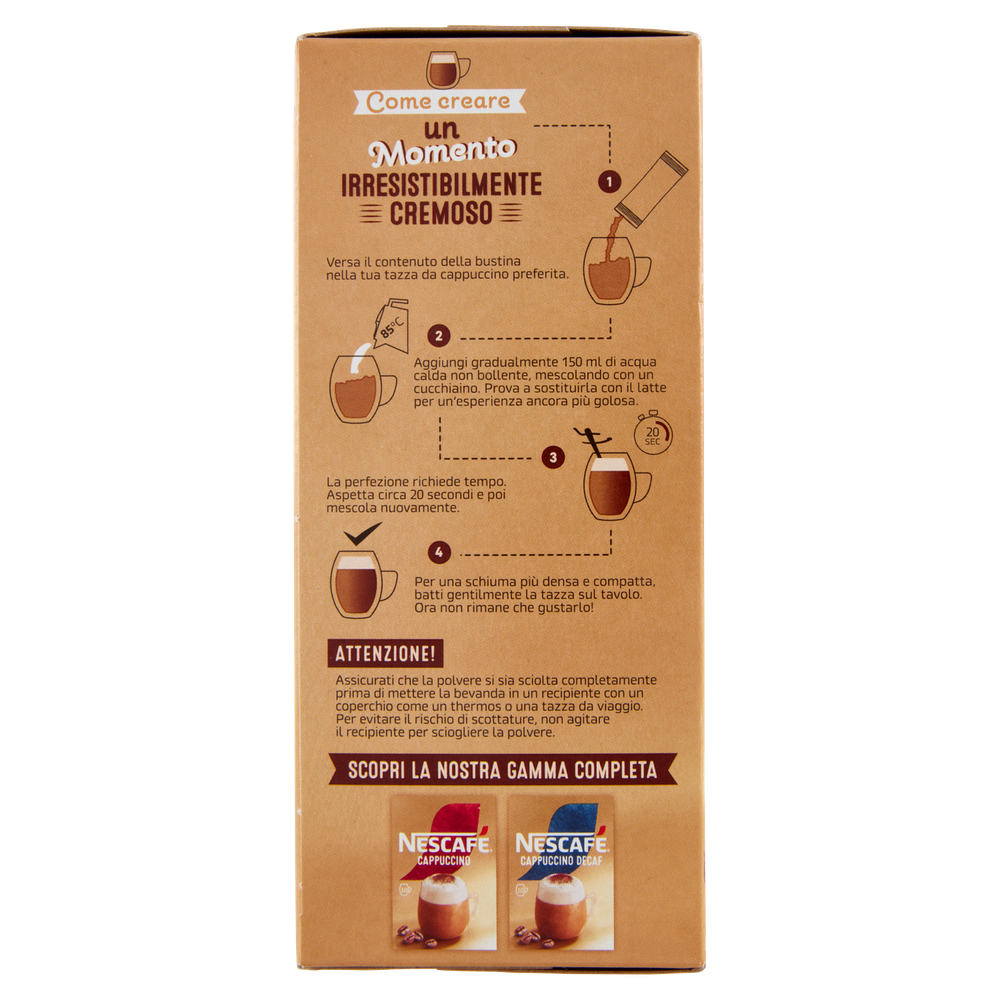 Cappuccino Solubile Double Choco Senza Glutine 8x18,5g Nescafé - Foto 2
