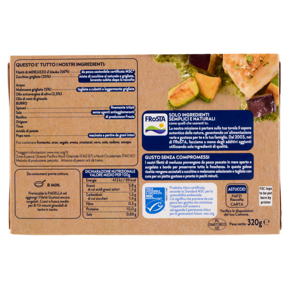 Filetti Gustosi Zucchine E Melanzane Frosta - Foto 3