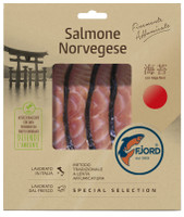 Salmone Norvegese Affumicato Con Alga Nori Skin Salmone Norvegese Affumicato Con Alga Nori Skin
