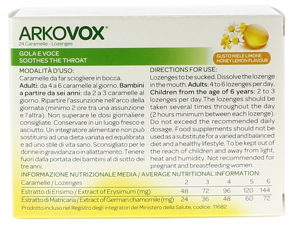 Arkovox Pastiglie Miele/Limone Arkopharma - Foto 2