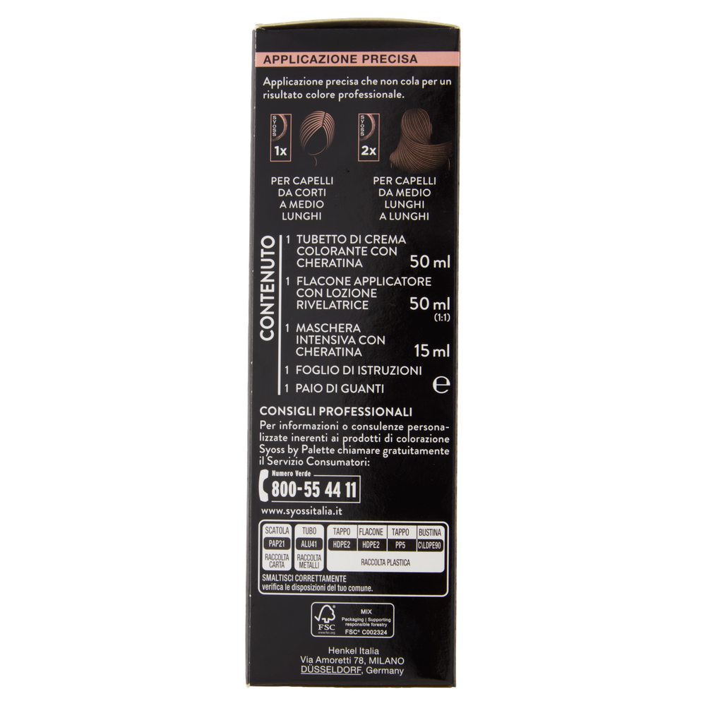 Colorazione Capelli Base 7.6 Biondo Beige Syoss By Palette - Foto 2