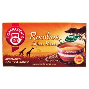 Infuso Rosso Rooibos Pompadour, Conf. 20 Filtri - Foto 1