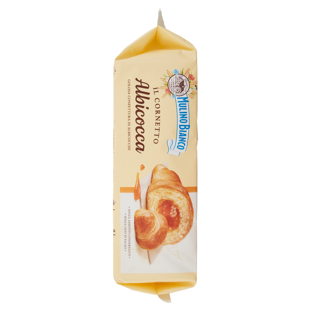 Merendine Cornetti Con Confettura Di Albicocca 6x50g Mulino Bianco - Foto 2