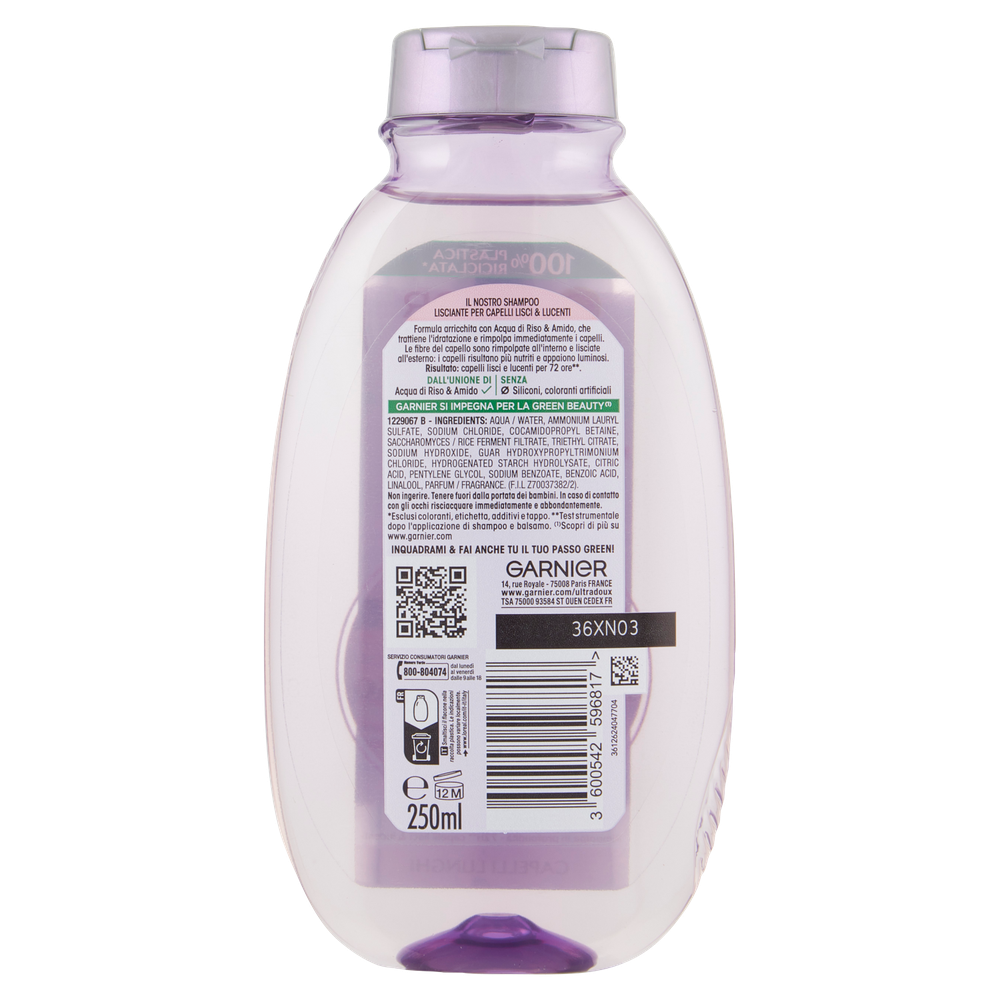 Shampoo Acqua Di Riso Ultradolce Garnier - Foto 3