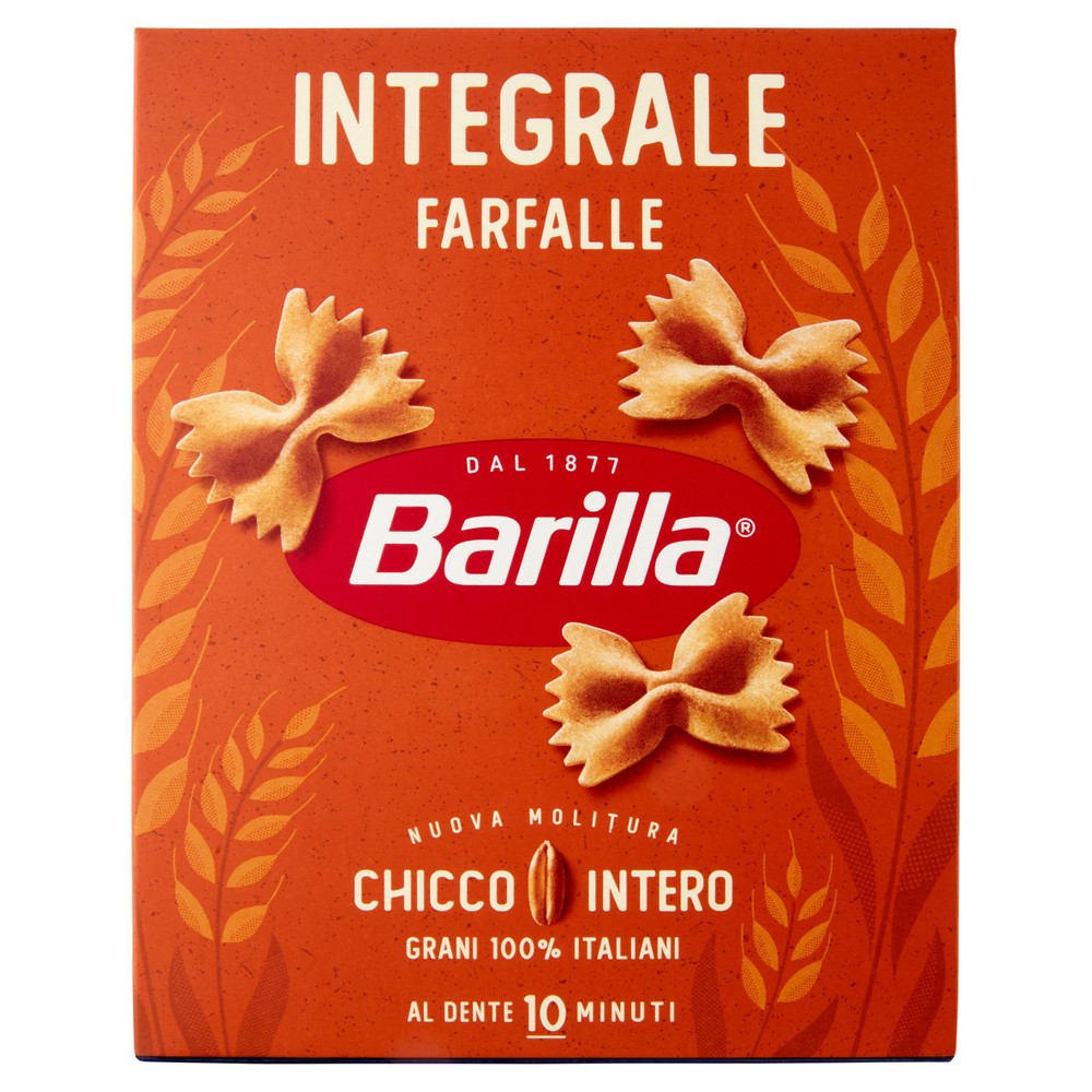 Pasta Farfalle Integrali 100% Grano Integrale Barilla - Foto 1