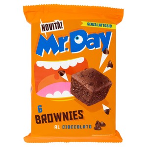 Brownies Al Cioccolato Senza Lattosio 6x35g Mr.Day - Foto 1