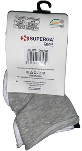 Calze Donna Tg Unica Nero/Bianco/Grigio Conf Da 3 Superga - Foto 2