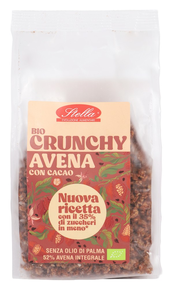 Crunchy Muesli Avena Al Cacao Biologico Stella - Foto 1